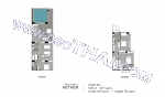 Jomtien Aeras Condominium unit plans - 3-bedroom, Duplex, Penthouse