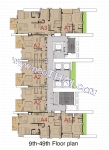 Jomtien Cetus Beachfront Condominium floor plans