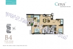 Jomtien Cetus Beachfront Condominium unit plans Villa