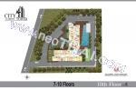 South Pattaya City Garden Tower floor plans