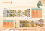 Jomtien Savanna Sands Condominium floor plans, building B