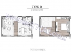 Pattaya Apartment 5,126,000 THB - Sale price; The IVY Jomtien
